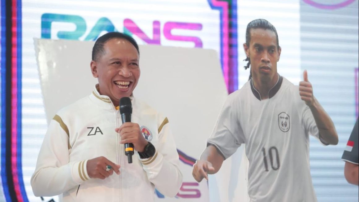 Rans Cilegon FC Brings Ronaldinho, Ministry of Youth and Sports Zainudin Amali: We Are Starting To