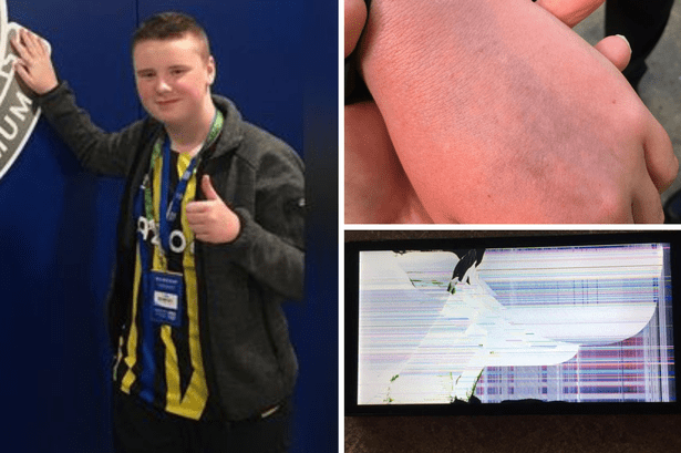 Mum says son left bruised after Ronaldo knocked phone from his hand - Wales Online