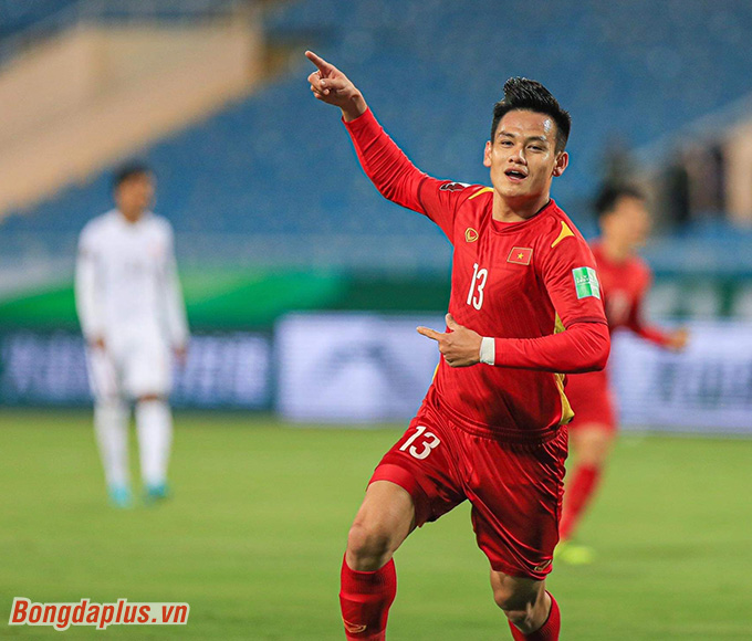 Hồ Tấn Tài, 1 trong 3 cầu thủ ghi bàn cho ĐT Việt Nam trước Trung Quốc vắng mặt trận này - Ảnh: Đức Cường