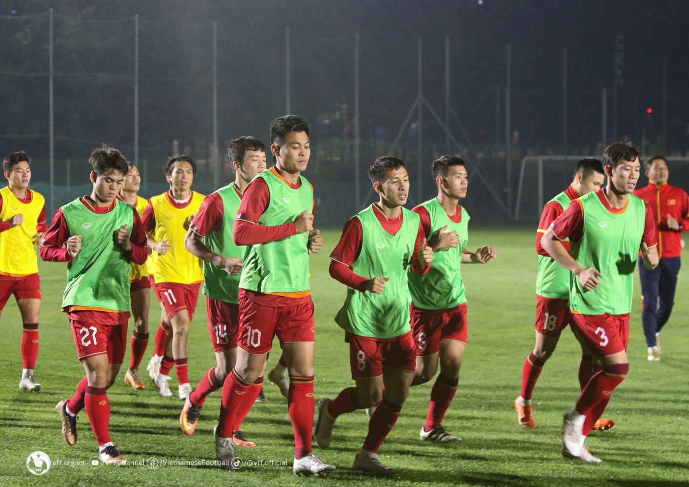 Đội tuyển Việt Nam tập buổi đầu ở Hàn Quốc, Quang Hải vắng mặt